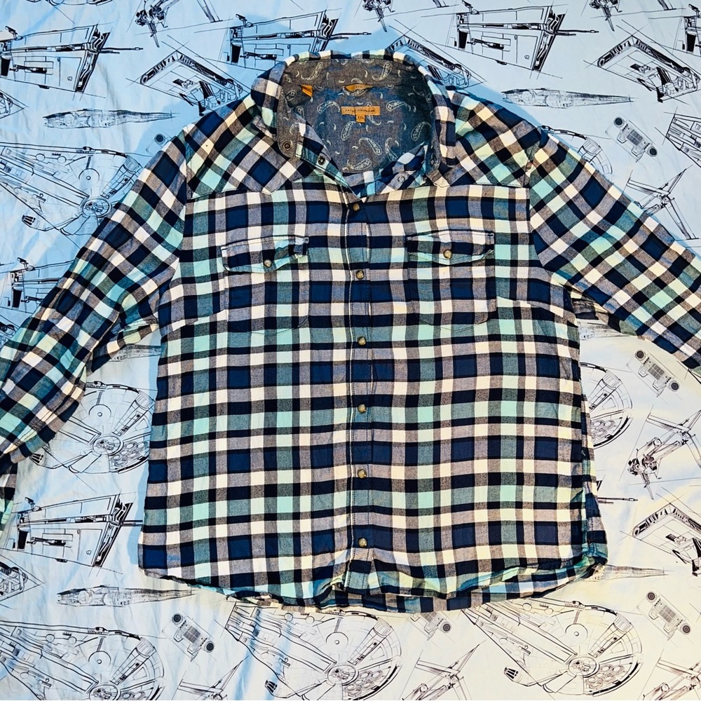 JACHS Girlfriend Women’s Plaid Button-Down Shirt